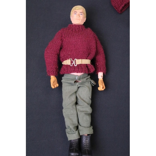 1480 - Action Man - Palitoy Action Man figure (clothed), with Cherilea Toys motorcycle & sidecar, and a qua... 