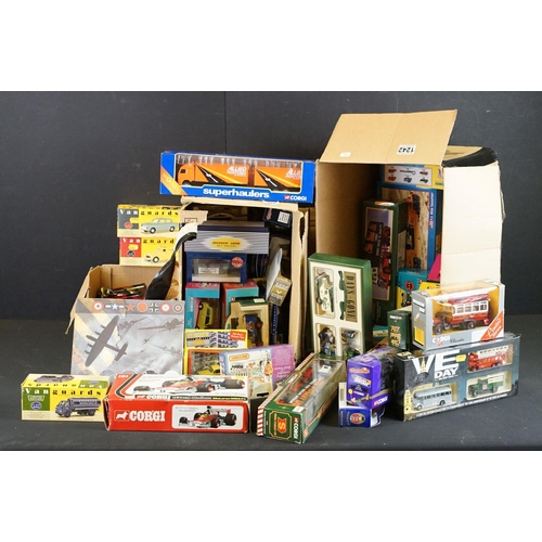 1242 - Around 45 boxed diecast models to include Corgi, Vanguard, Atlas Editions & Lledo, featuring Corgi 1... 