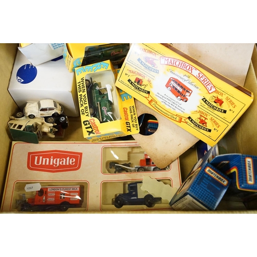 1255 - Around 65 Boxed / carded diecast models to include Corgi, Matchbox & Lledo, featuring Matchbox Super... 