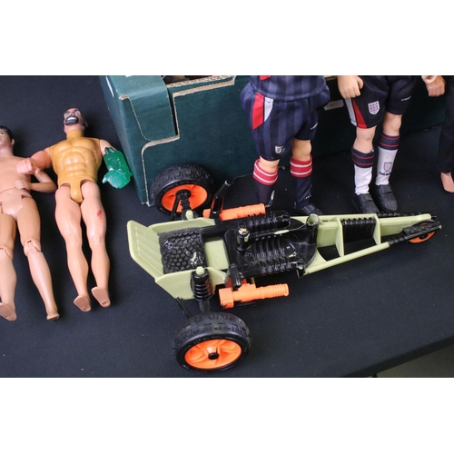 1461 - Action Man - 12 Hasbro Action Man action figures, together with an Action Man Beach Buggy and a quan... 