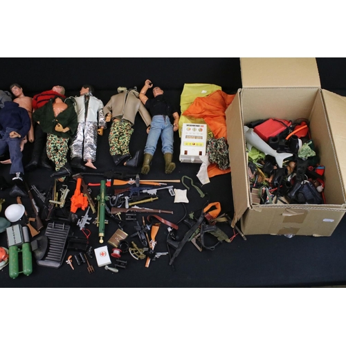 1483 - Action Man - Ten Action Man figures (4 x Palitoy, 5 x CPG / Hasbro / General Mills 1970's (all five ... 