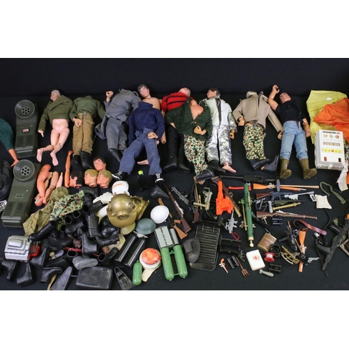 1483 - Action Man - Ten Action Man figures (4 x Palitoy, 5 x CPG / Hasbro / General Mills 1970's (all five ... 