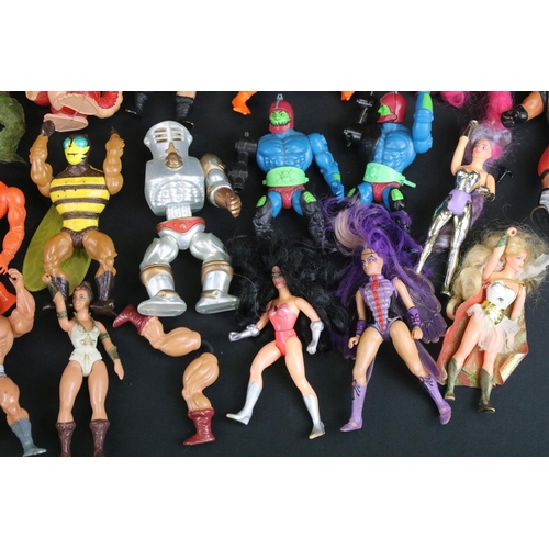 1485 - Masters of the Universe - Around 60 original Mattel Masters Of The Universe He-Man / She-Ra figures ... 