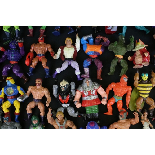 1485 - Masters of the Universe - Around 60 original Mattel Masters Of The Universe He-Man / She-Ra figures ... 