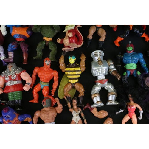 1485 - Masters of the Universe - Around 60 original Mattel Masters Of The Universe He-Man / She-Ra figures ... 