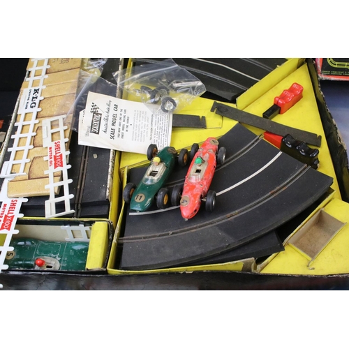 1493 - Three boxed Scalextric slot car racing sets to include G.P.3 Grand Prix Series, C.695 Pole Position ... 