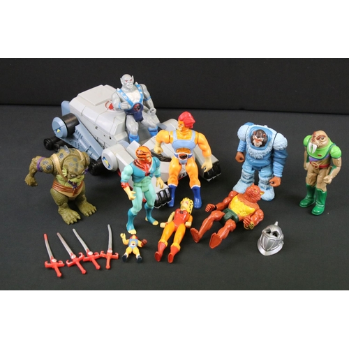 1494 - Thundercats - Nine Original LJN figures to include Jackalman, Tygra, Snowman of Hook Mountain (with ... 