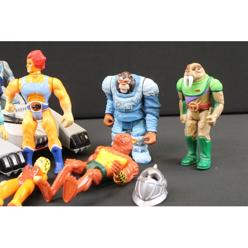 1494 - Thundercats - Nine Original LJN figures to include Jackalman, Tygra, Snowman of Hook Mountain (with ... 