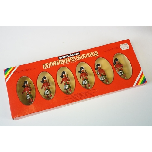 291 - 15 Boxed Britains metal figure sets to include 7203, 7201, 7249, 7306, 7244, 7232, 7246, 7245, 7234,... 