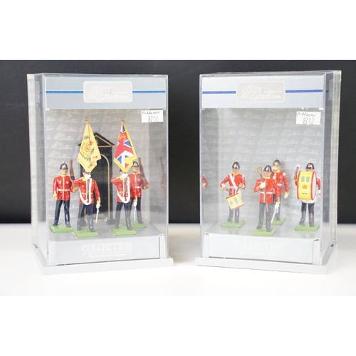 291 - 15 Boxed Britains metal figure sets to include 7203, 7201, 7249, 7306, 7244, 7232, 7246, 7245, 7234,... 