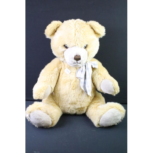 354 - Steiff Petsy teddy bear, no. 012037, button & yellow label to ear, with tag, approx 75cm tall