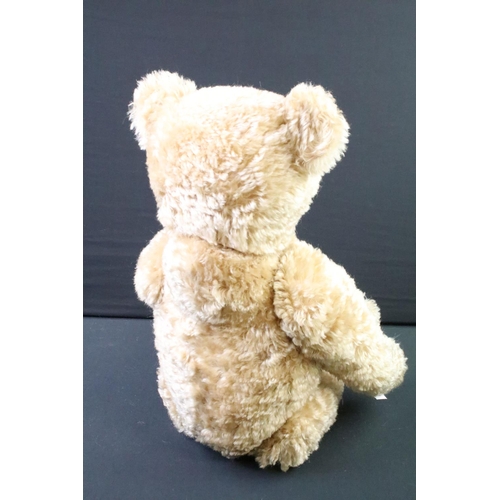 355 - Steiff 406058 1909 Replica teddy bear, wavy blonde mohair, ltd edn 3662 of 5000, with chest tag, but... 