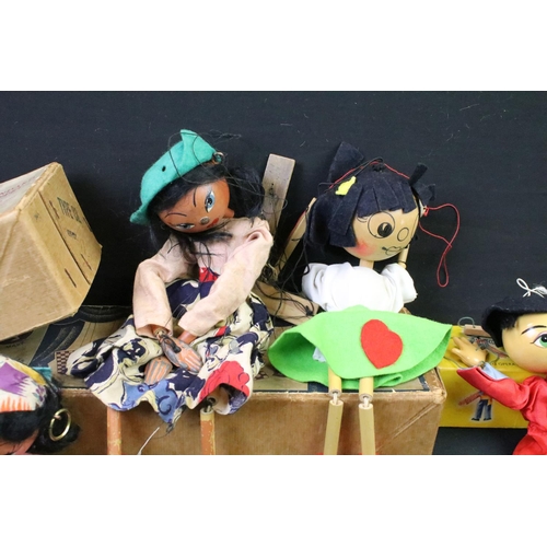 397 - Three Boxed Pelham Puppets to include Girl (shows some wear), Type SS Gypsy & Chinese Boy, plus a fu... 