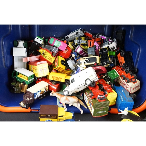 1200A - Collection of over 65 diecast & tinplate models to include Tonka, Matchbox & Corgi, featuring Matchb... 