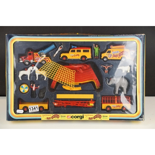 1341 - Boxed Corgi 48 Jean Richard Circus diecast model set, complete and ex with gd box