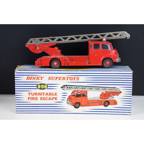 1342 - Four boxed Dinky fire engine diecast models to include 259 Fire Engine, 276 Airport Fire Tender with... 