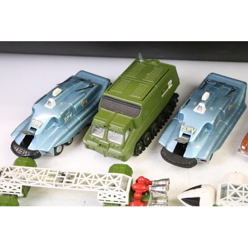 1348 - 13 Corgi & Dinky TV / Sci Fi related diecast models to include 2 x Corgi Batmobile models bith with ... 