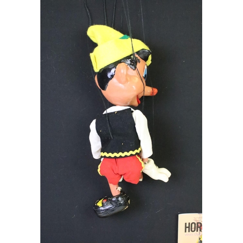 367 - Boxed Pelham Puppet Walt Disney Character Pinocchio (type SL). (Puppet has one foot detached, string... 