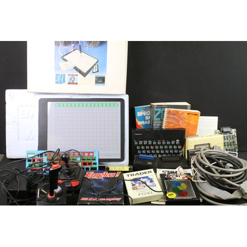 1434 - Retro Gaming - A Sinclair ZX Spectrum (with power supply), 2 x Spectrum 48K games (Eureka! & The Tra... 