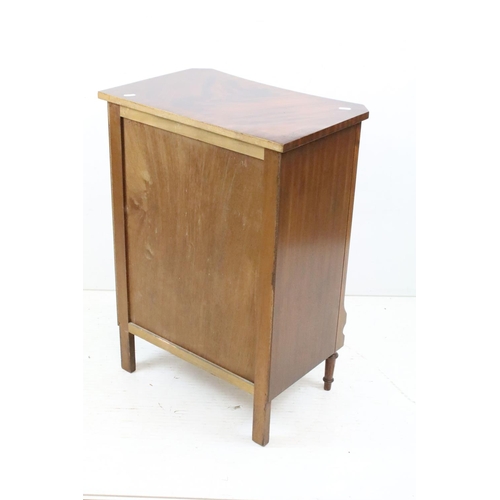 581 - Reproduction Regency Mahogany Side Cabinet with single drawer and cupboard, 51cm wide x 34cm deep x ... 