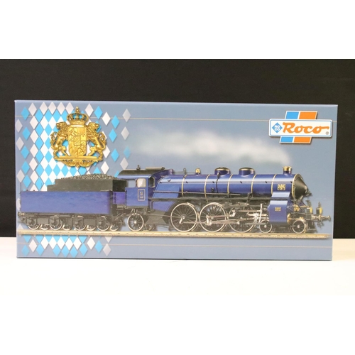 106 - Boxed Roco OO gauge 63360 Bavarian State Railway 4-6-0 locomotive & tender, no track within box