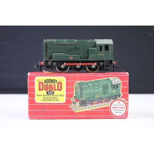 108 - Two boxed Hornby Dublo locomotives to include 2232 Co Co Diesel Electric locomotive and 2231 0-6-0 D... 