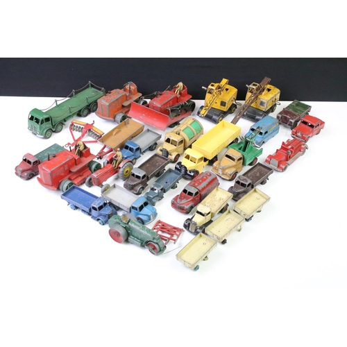 Around 25 Mid 20th C play worn Dinky diecast models to include ...