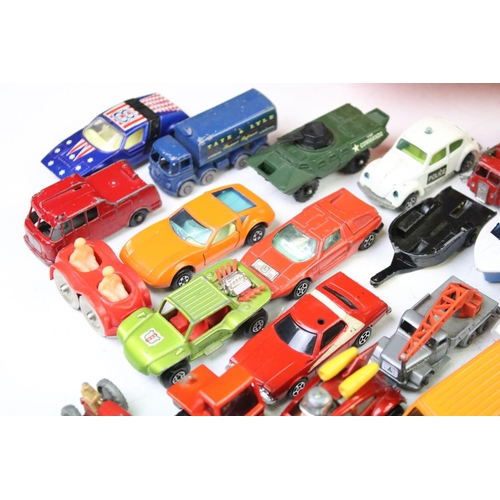 1267 - Around 90 circa 1960s/70s diecast models to include mainly Matchbox 75 Series and Superfast and Corg... 