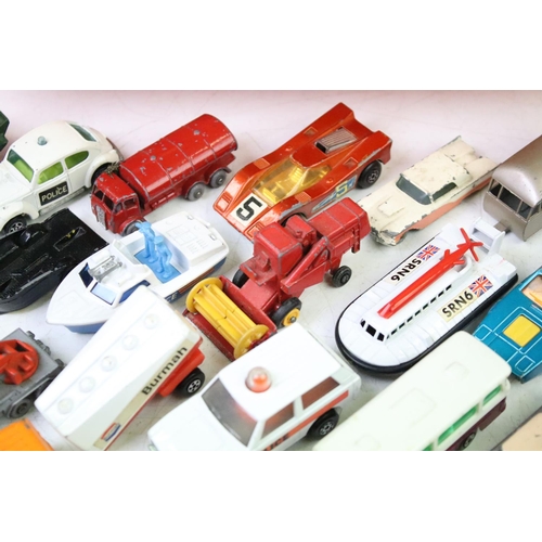 1267 - Around 90 circa 1960s/70s diecast models to include mainly Matchbox 75 Series and Superfast and Corg... 