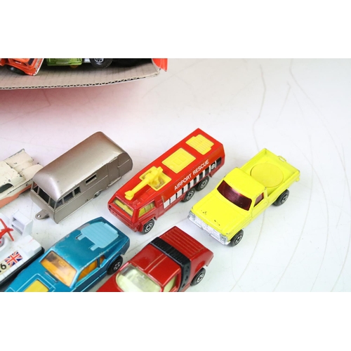 1267 - Around 90 circa 1960s/70s diecast models to include mainly Matchbox 75 Series and Superfast and Corg... 