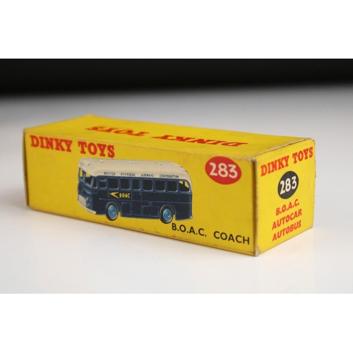 1361 - Six boxed Dinky diecast commercial models to include 417 Leyland Comet Lorry with blue cab and yello... 