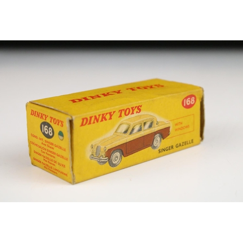 1362 - Two boxed Dinky diecast models to include 172 Studebaker Land Cruiser in two tone tan/beige, and 168... 