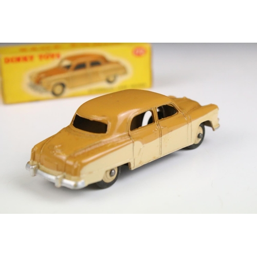 1362 - Two boxed Dinky diecast models to include 172 Studebaker Land Cruiser in two tone tan/beige, and 168... 