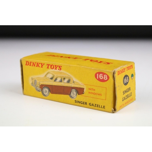 1362 - Two boxed Dinky diecast models to include 172 Studebaker Land Cruiser in two tone tan/beige, and 168... 