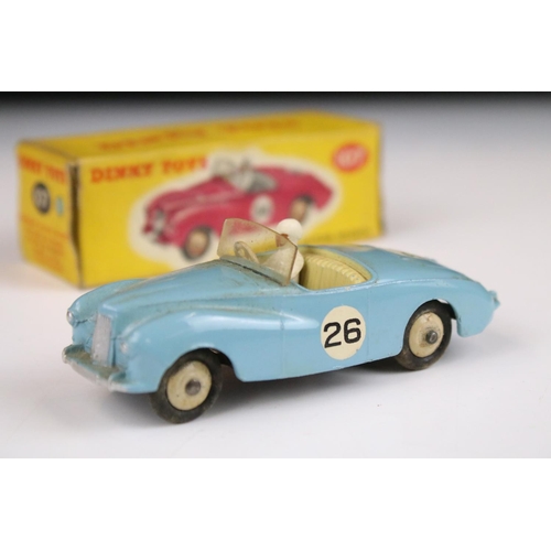 1363 - Three boxed Dinky diecast models to include 170 Ford Fordor Sedan in two tone pink & blue, 173 Nash ... 