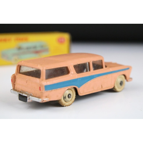 1363 - Three boxed Dinky diecast models to include 170 Ford Fordor Sedan in two tone pink & blue, 173 Nash ... 