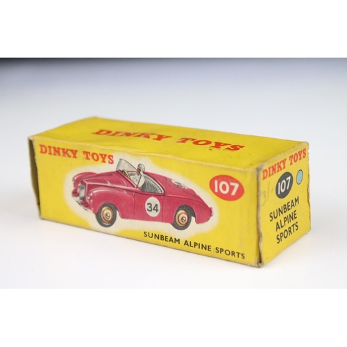 1363 - Three boxed Dinky diecast models to include 170 Ford Fordor Sedan in two tone pink & blue, 173 Nash ... 