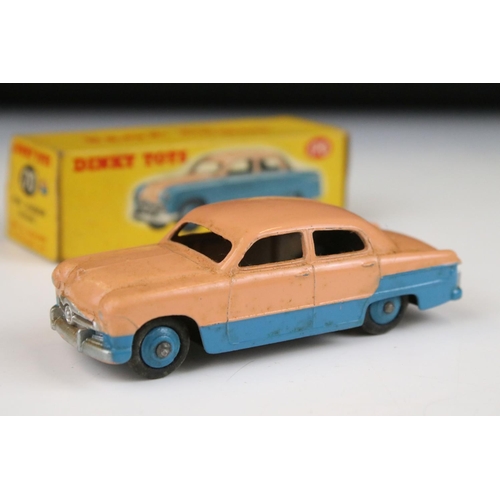 1363 - Three boxed Dinky diecast models to include 170 Ford Fordor Sedan in two tone pink & blue, 173 Nash ... 