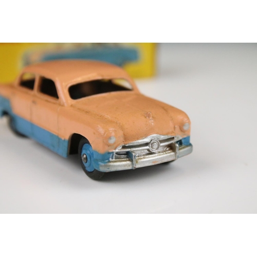 1363 - Three boxed Dinky diecast models to include 170 Ford Fordor Sedan in two tone pink & blue, 173 Nash ... 