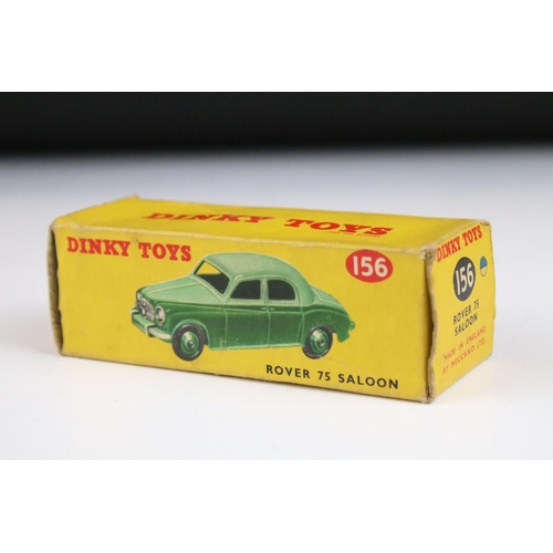 1364 - Five boxed Dinky diecast models to include 174 Hudson Hornet Sedan in red with cream, 156 Rover 75 S... 