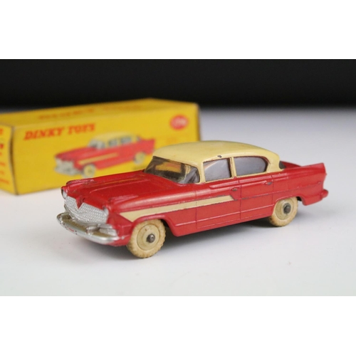 1364 - Five boxed Dinky diecast models to include 174 Hudson Hornet Sedan in red with cream, 156 Rover 75 S... 