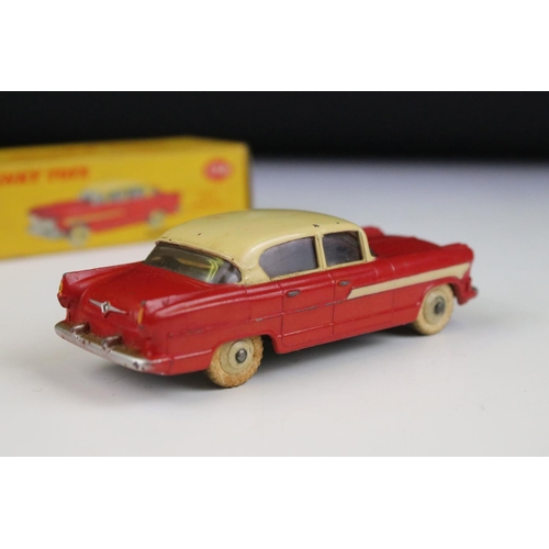 1364 - Five boxed Dinky diecast models to include 174 Hudson Hornet Sedan in red with cream, 156 Rover 75 S... 