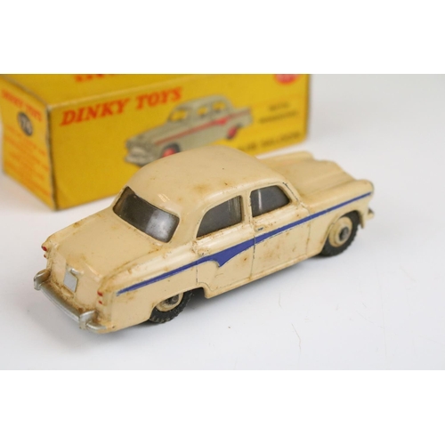 1364 - Five boxed Dinky diecast models to include 174 Hudson Hornet Sedan in red with cream, 156 Rover 75 S... 