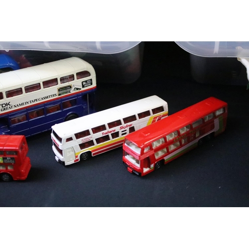 1273 - Very large collection of diecast and plastic models from the mid 20th C onwards, mainly various buse... 