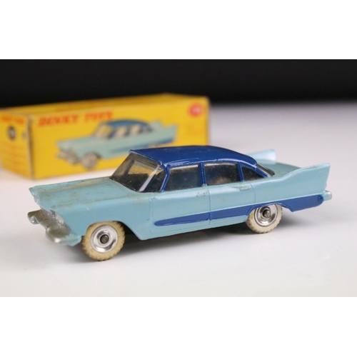 1364 - Five boxed Dinky diecast models to include 174 Hudson Hornet Sedan in red with cream, 156 Rover 75 S... 