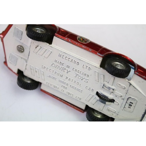 1274 - Around 35 mid 20th C play worn diecast models to include Dinky, Corgi and Matchbox, featuring Corgi ... 