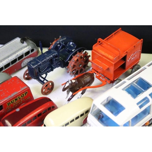 1275 - Around 40 mid 20th C diecast models, mainly farm related examples, features Dinky, Matchbox and Brit... 