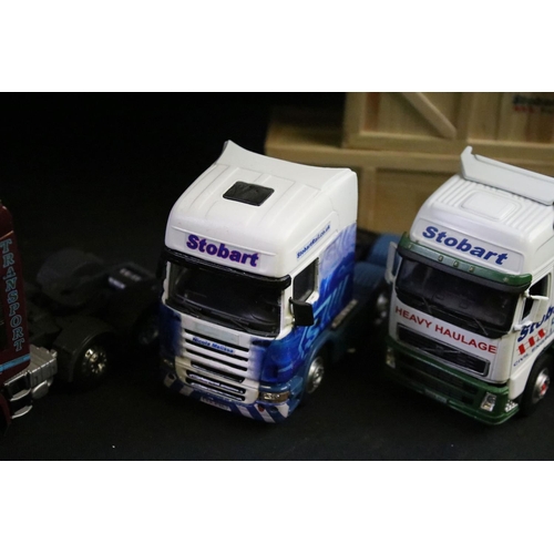 1218 - Collection of various haulage diecast models to include examples from mainly Corgi and Joal to inclu... 