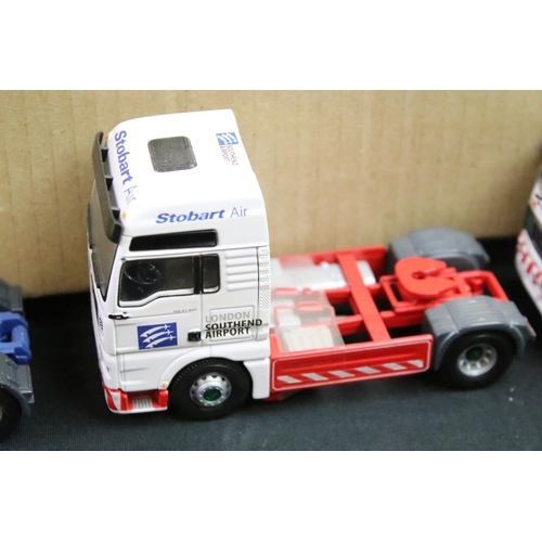 1219 - Large collection of Corgi haulage diecast models to include around 60 trucks to include examples fro... 