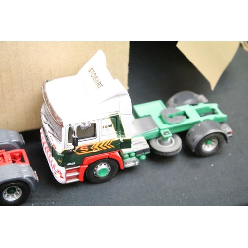 1219 - Large collection of Corgi haulage diecast models to include around 60 trucks to include examples fro... 